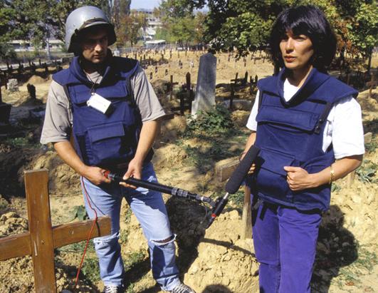 Christine Amanpour reporting from Sarajevo 1993