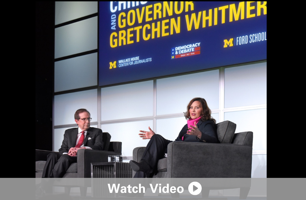 Governor Gretchen Whitmer and Chris Wallace
